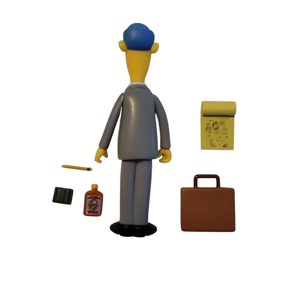 Playmates – The Simpsons Interactive Series Blue Haired Lawyer w/ 5 Accessories - Picture 2 of 2